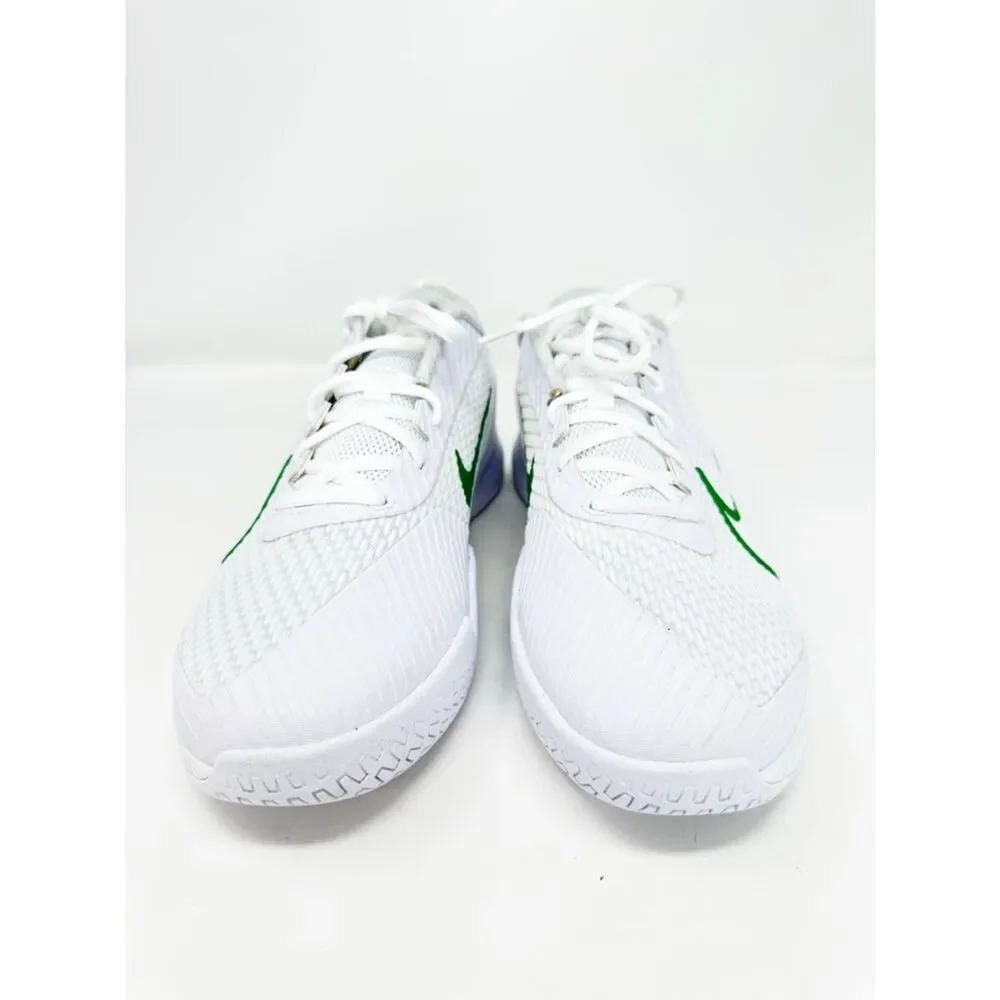 NikeCourt Air Zoom Vapor Pro 2 HC White Kelly Green Size 11.5 DR6191-102